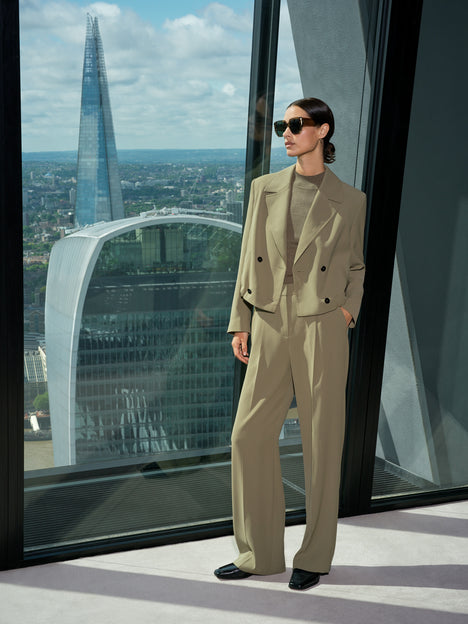 Vinnie Suiting Pleated Trousers