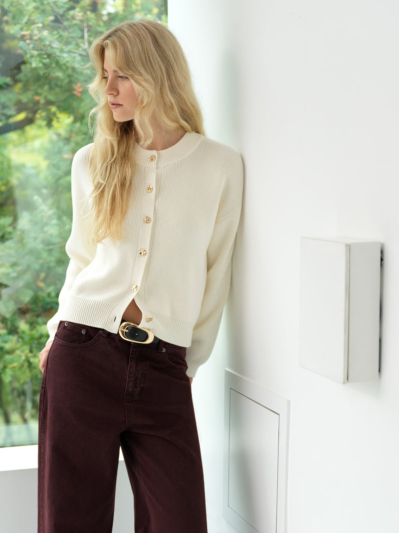 Milano Mozart Knit Button Down Cardigan