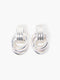 Triple Row Knot Earrings