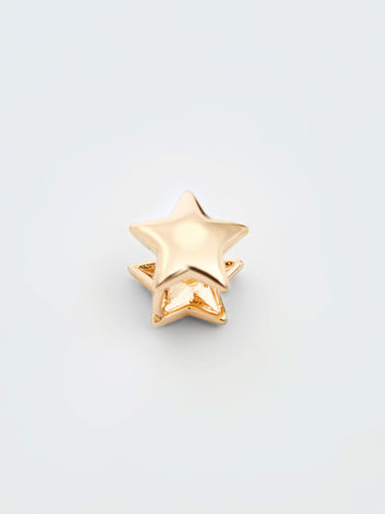 Solid Star Huggie Earrings