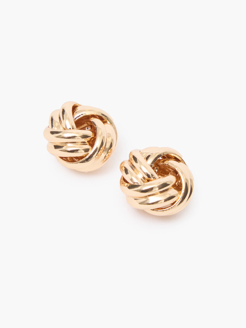 Small Knot Stud Earrings