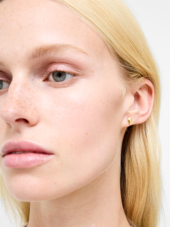 Small Square Stud Earrings