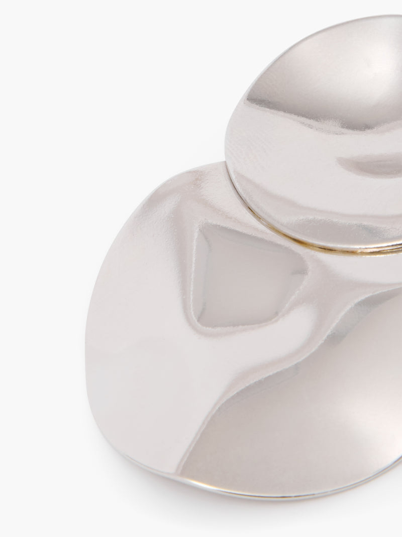 Duo Disc Drop Earrings