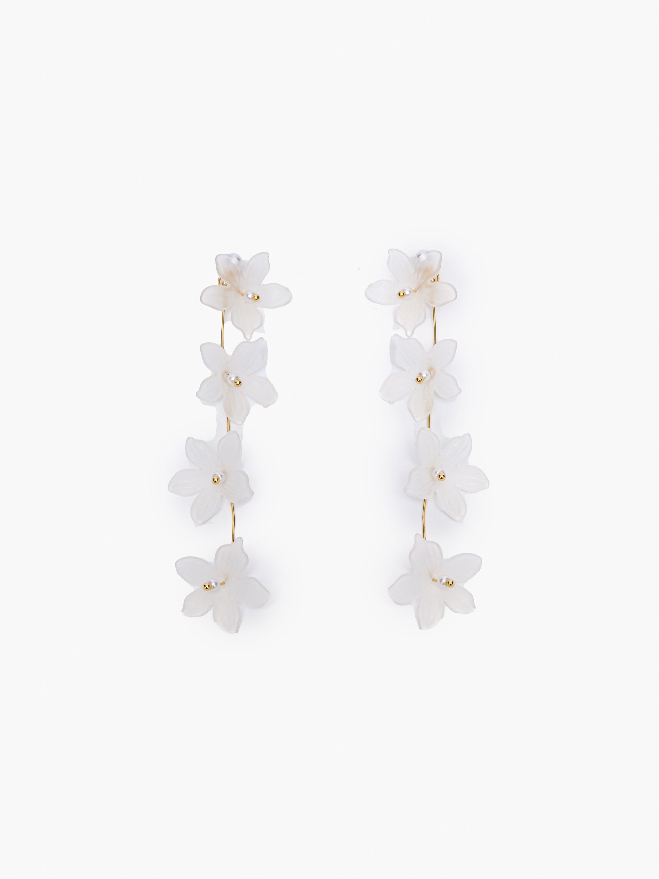 Cascade Floral Drop Earrings