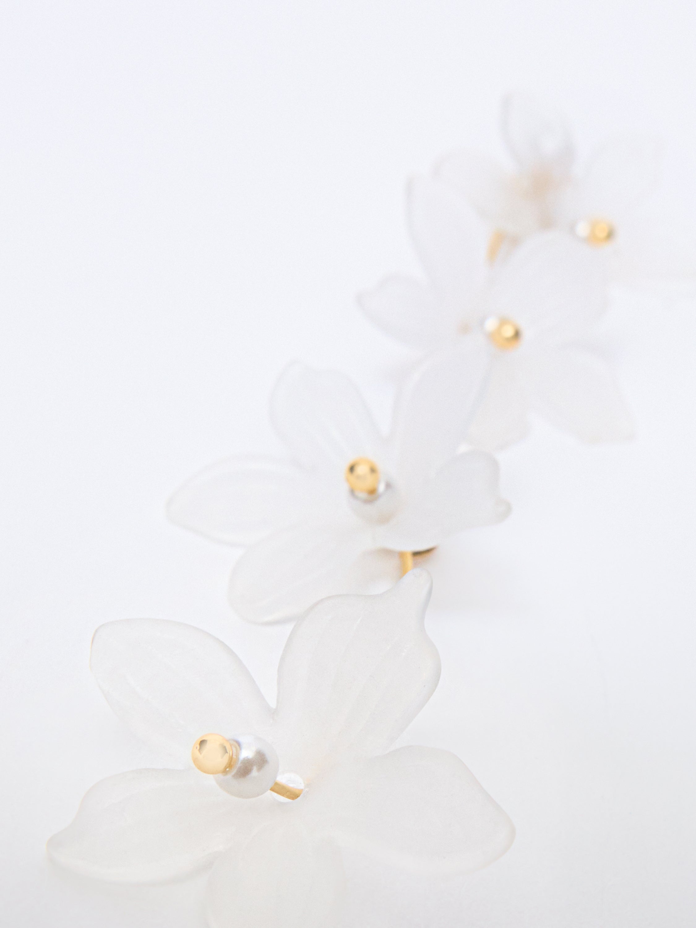 Cascade Floral Drop Earrings
