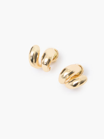 Mini Twisted Double Stud Earrings