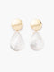Mother Of Pearl Shell Drop Earrings