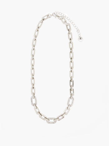 Diamante Link Chain Necklace