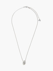 Sculptural Bean Pendant Necklace