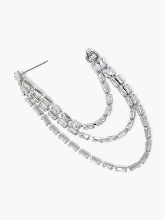 Fringe Swing Crystal Earrings