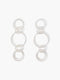 Multi Circle Drop Earrings