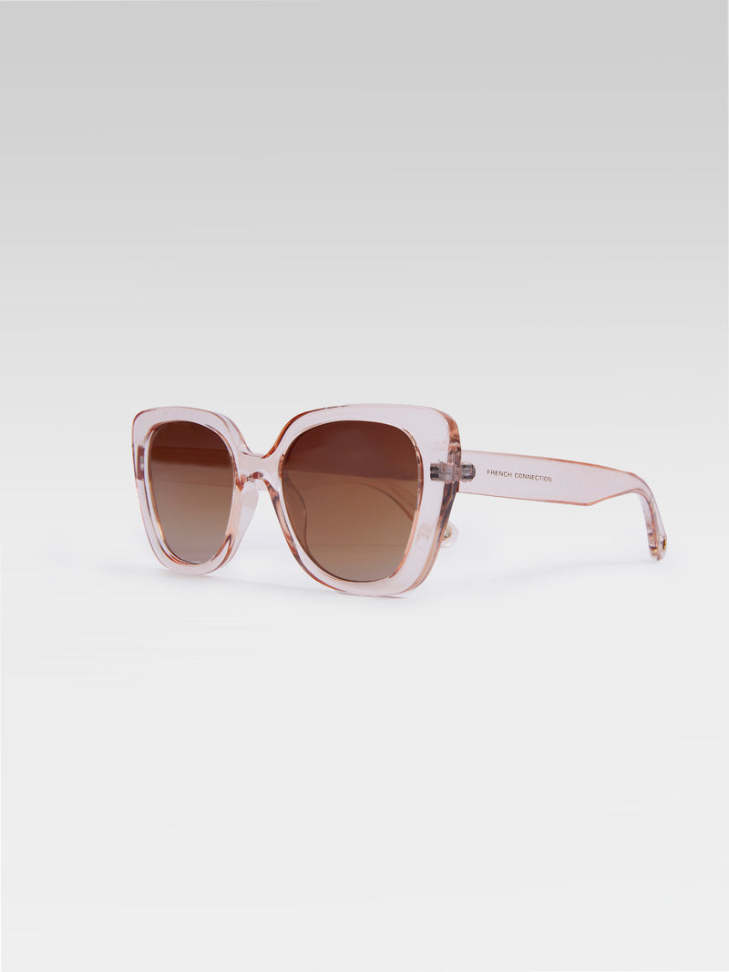Glam Clear Cat Eye Sunglasses