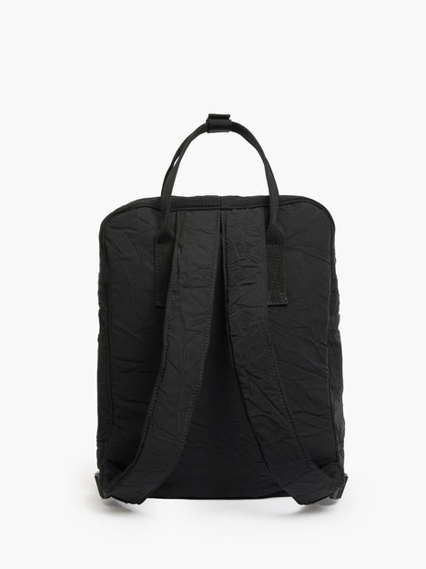 Black Crinkle Backpack