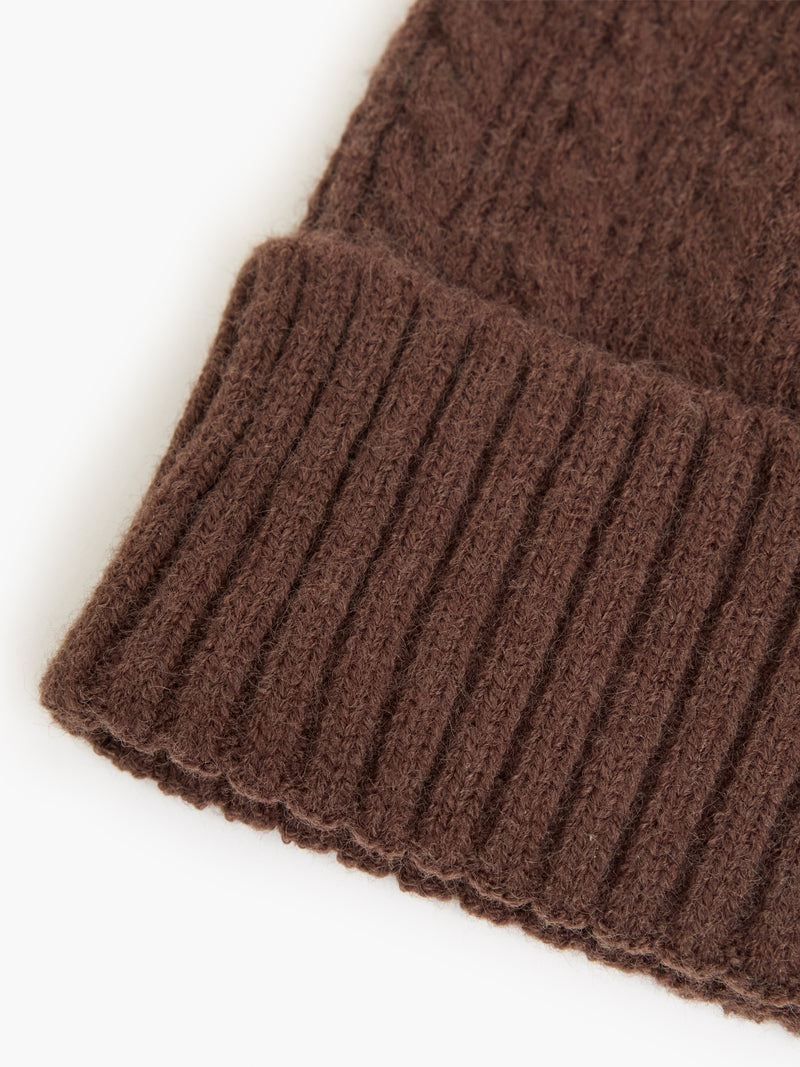 Cable Knit Beanie Hat