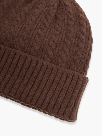 Cable Knit Beanie Hat