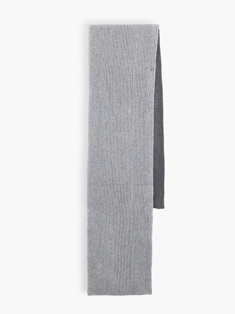 Two Tone Knit Scarf