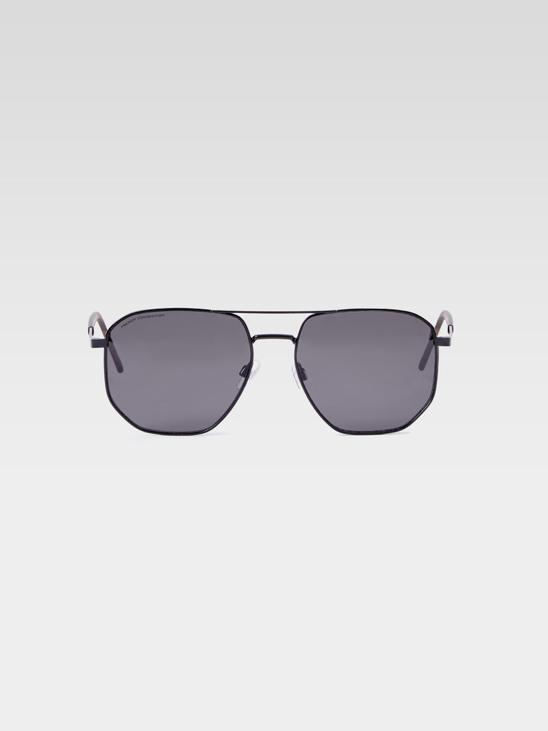 Metal D-Frame Sunglasses