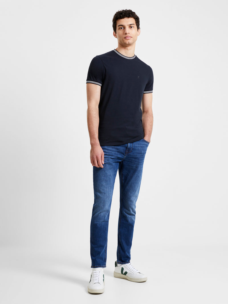 Triple Tipped Crew Neck T-Shirt