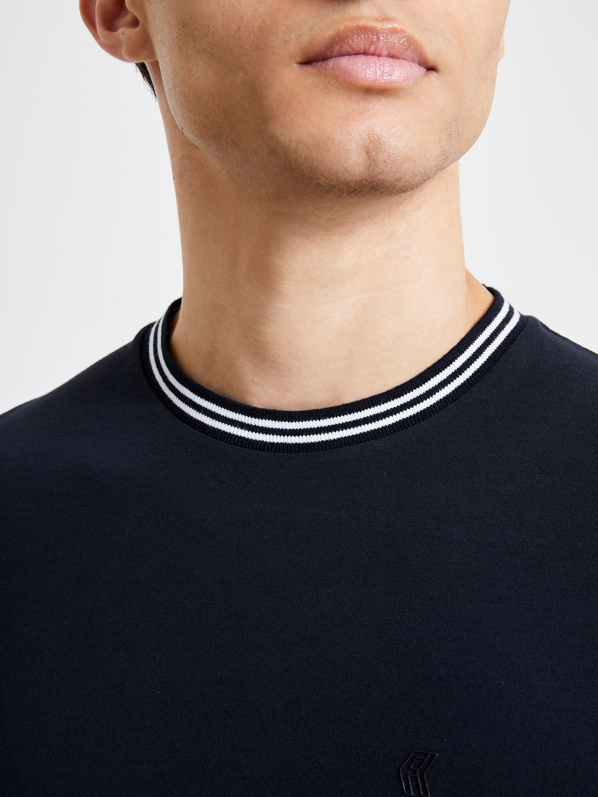 Triple Tipped Crew Neck T-Shirt