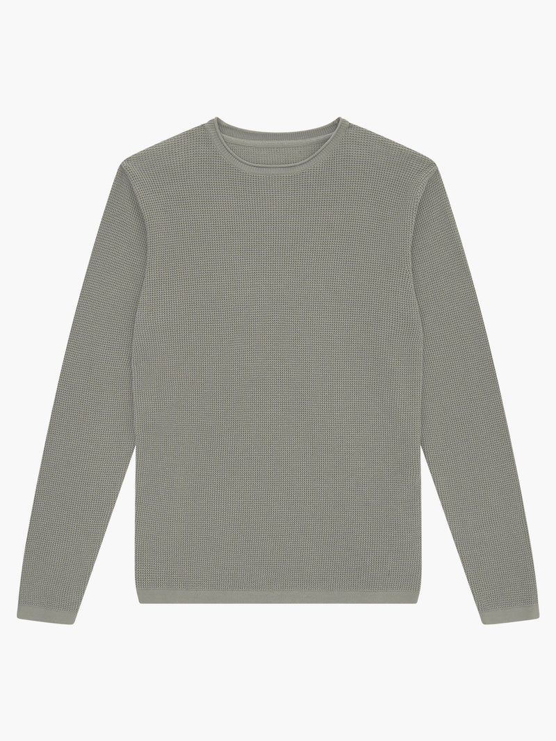 Waffle Micro Knit Jumper