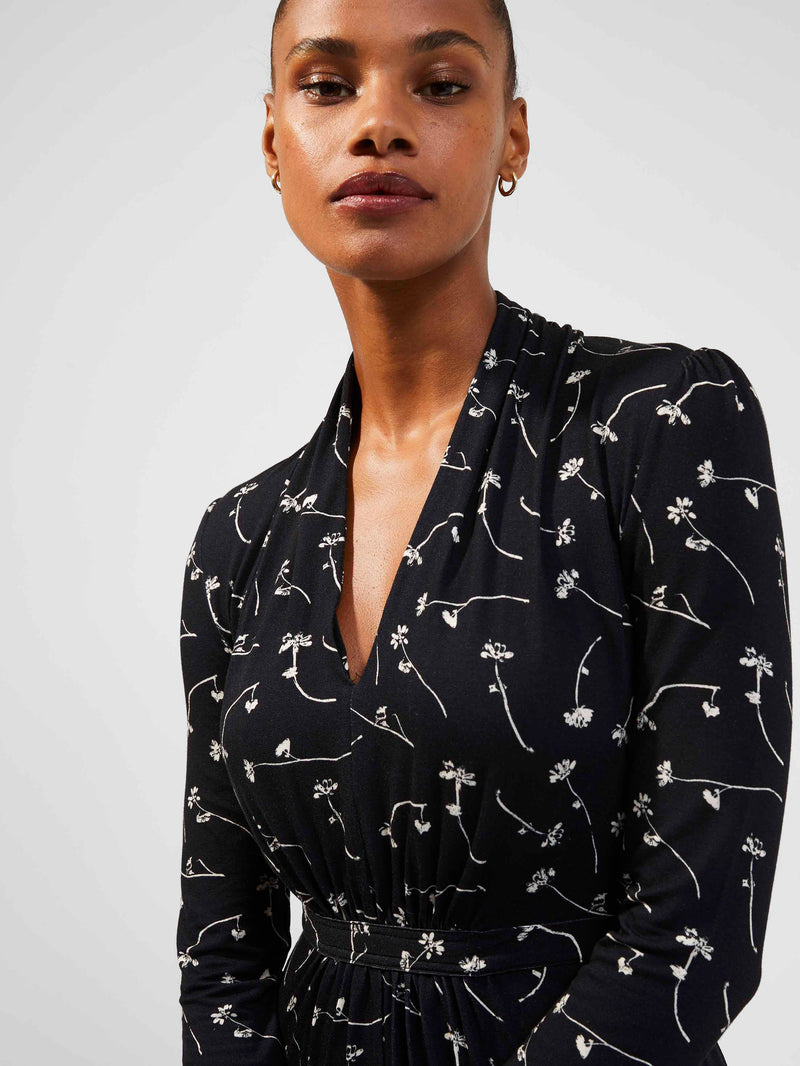 Isla Meadow Jersey V-Neck Dress