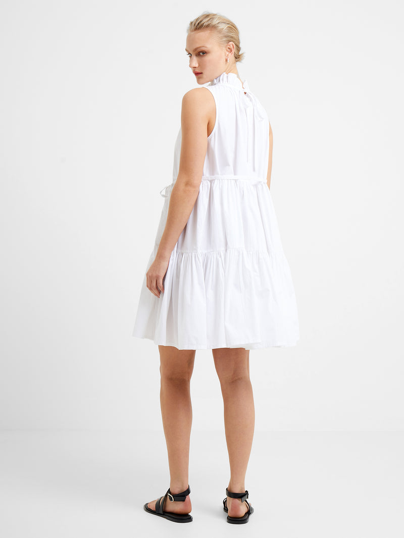 Rhodes Poplin Sleeveless Tiered Mini Dress