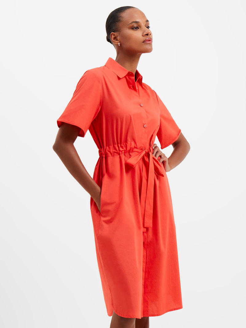 Rhodes Poplin Shirt Dress