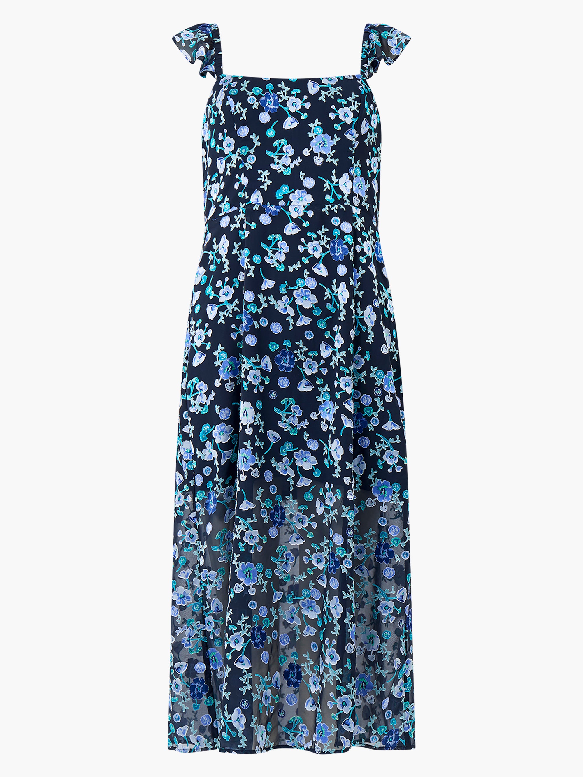 Bette Satin Burnout Dress