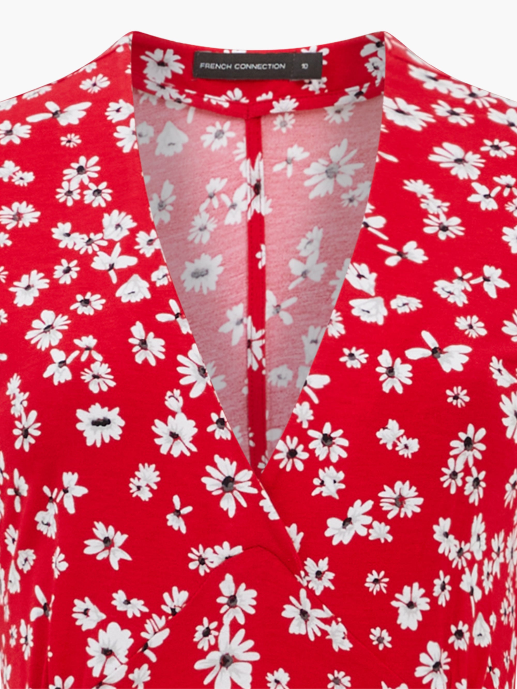 Floral V-Neck Flippy Dress