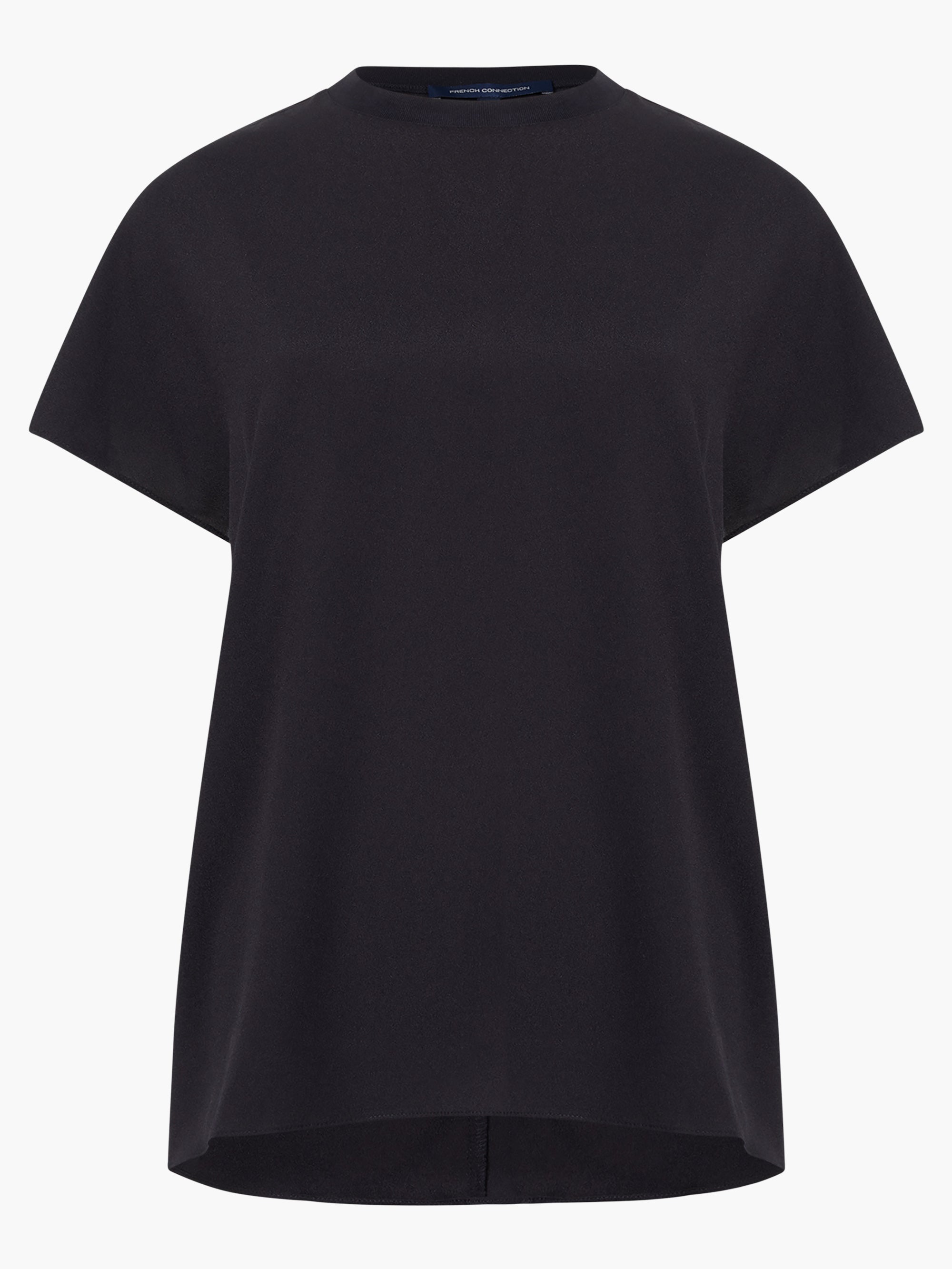 Crepe Light Crew Neck Top