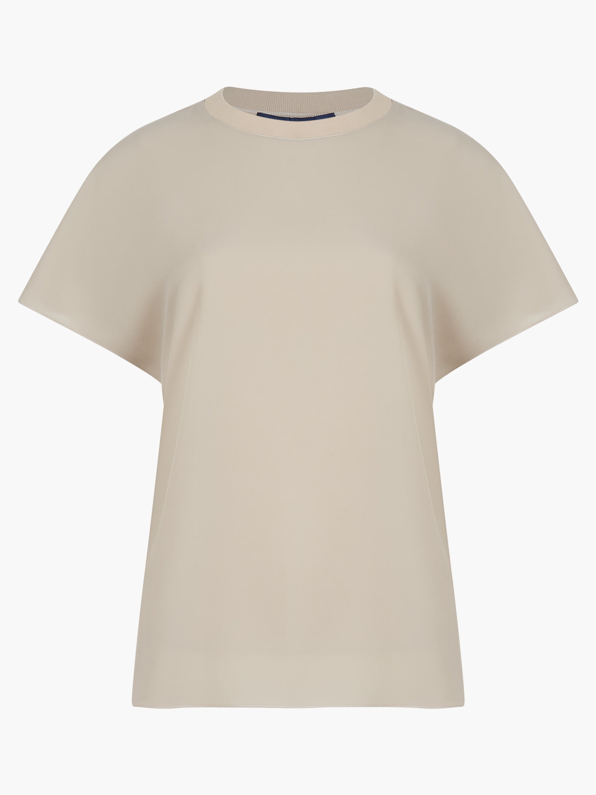 Crepe Light Crew Neck Top