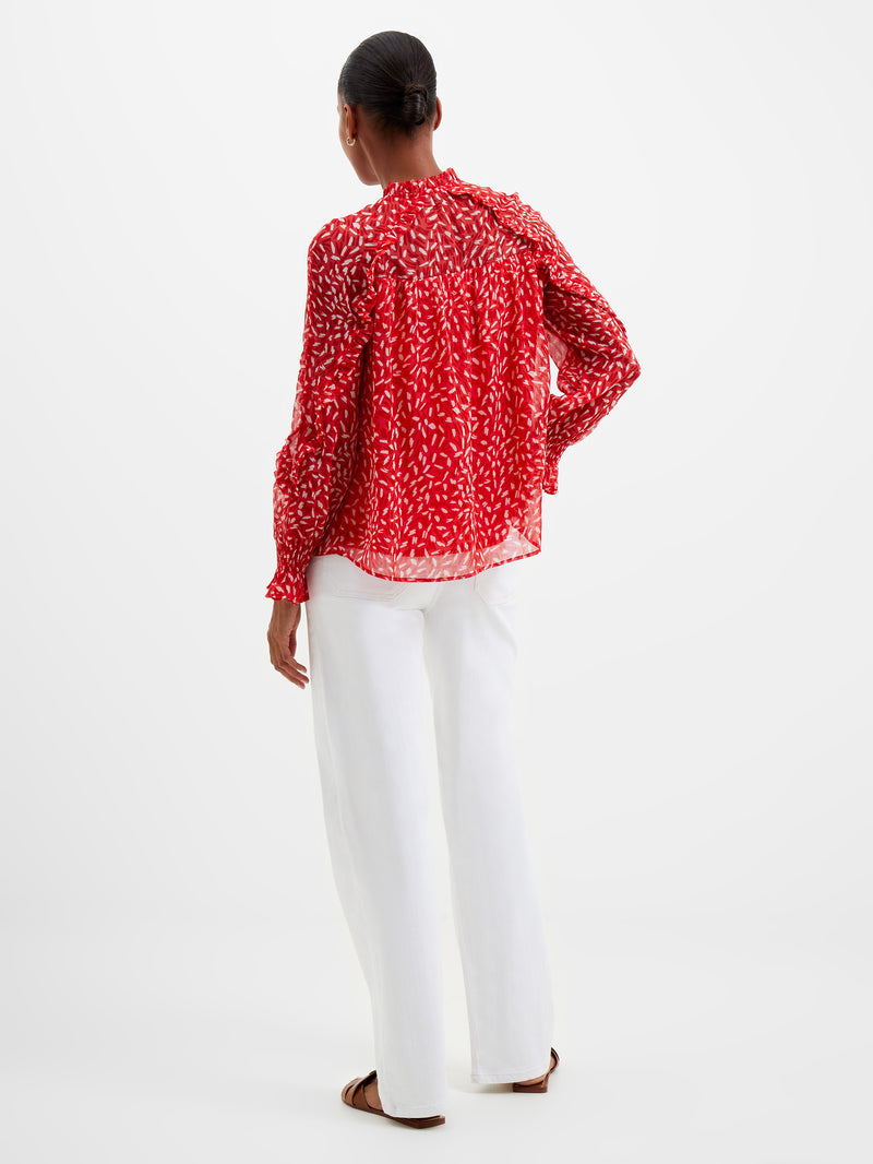 Billi Recycled Hallie Frill Top