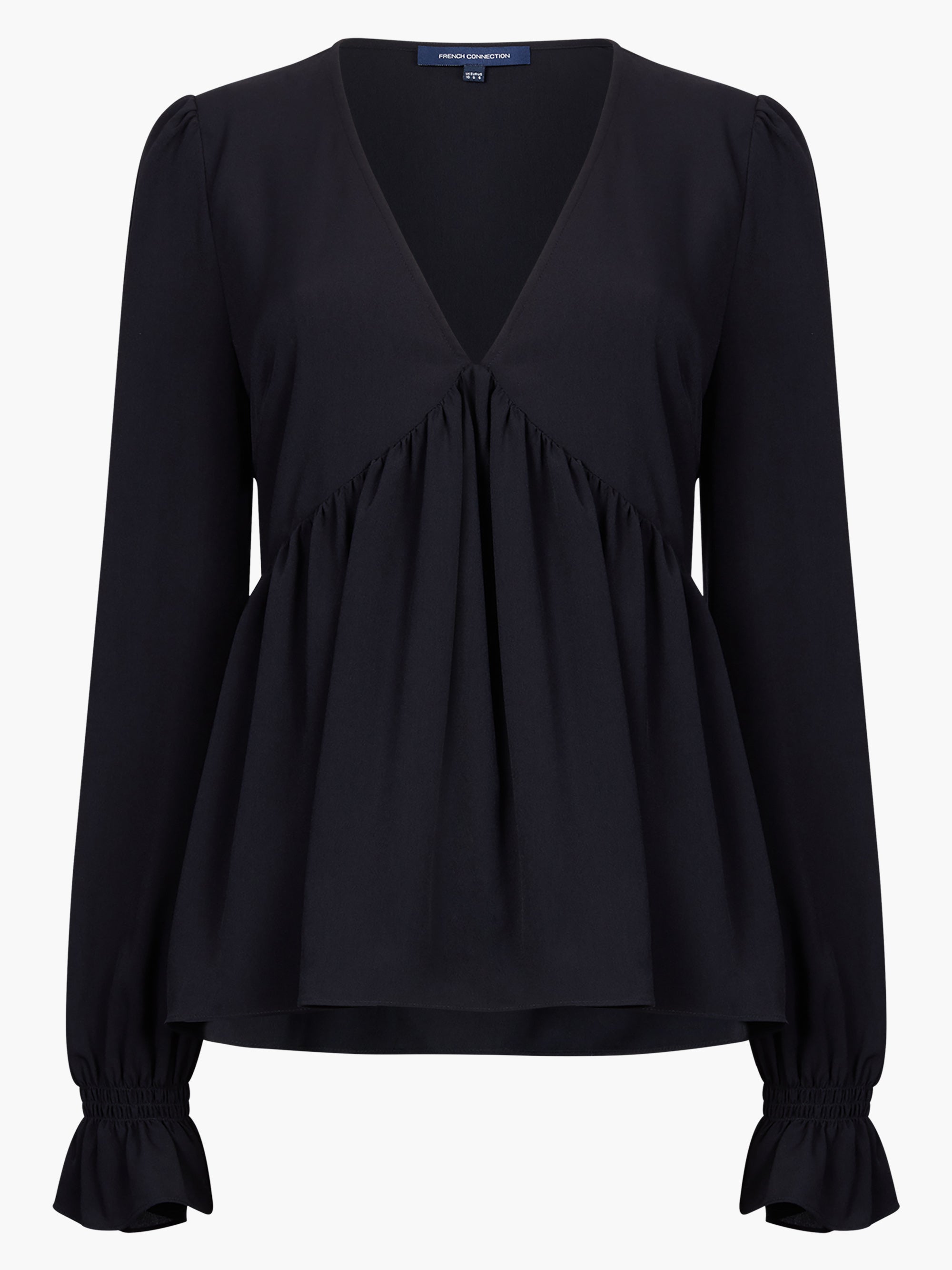 Crepe Light V Neck Top