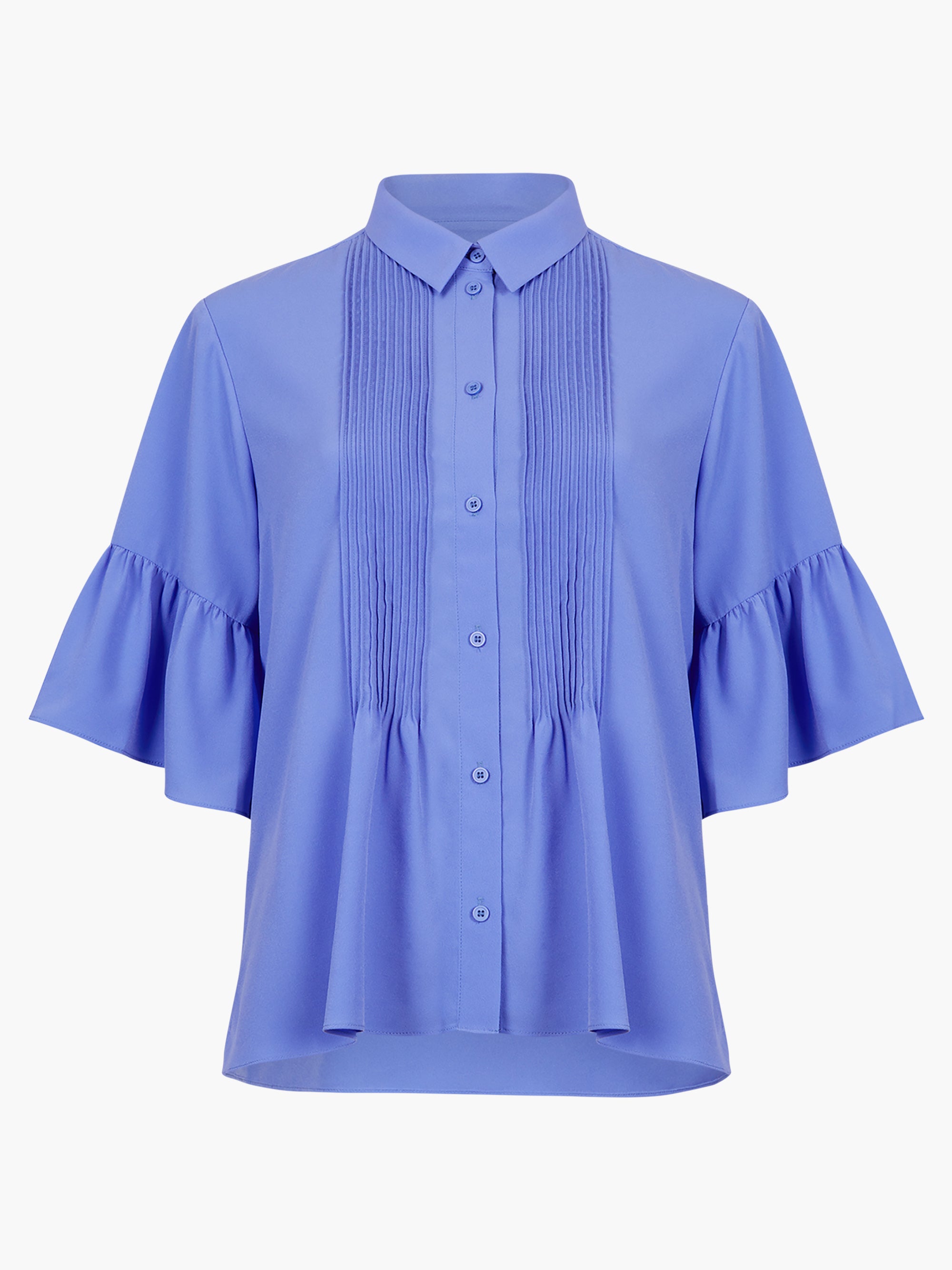 Crepe Light Pin-Tuck Shirt