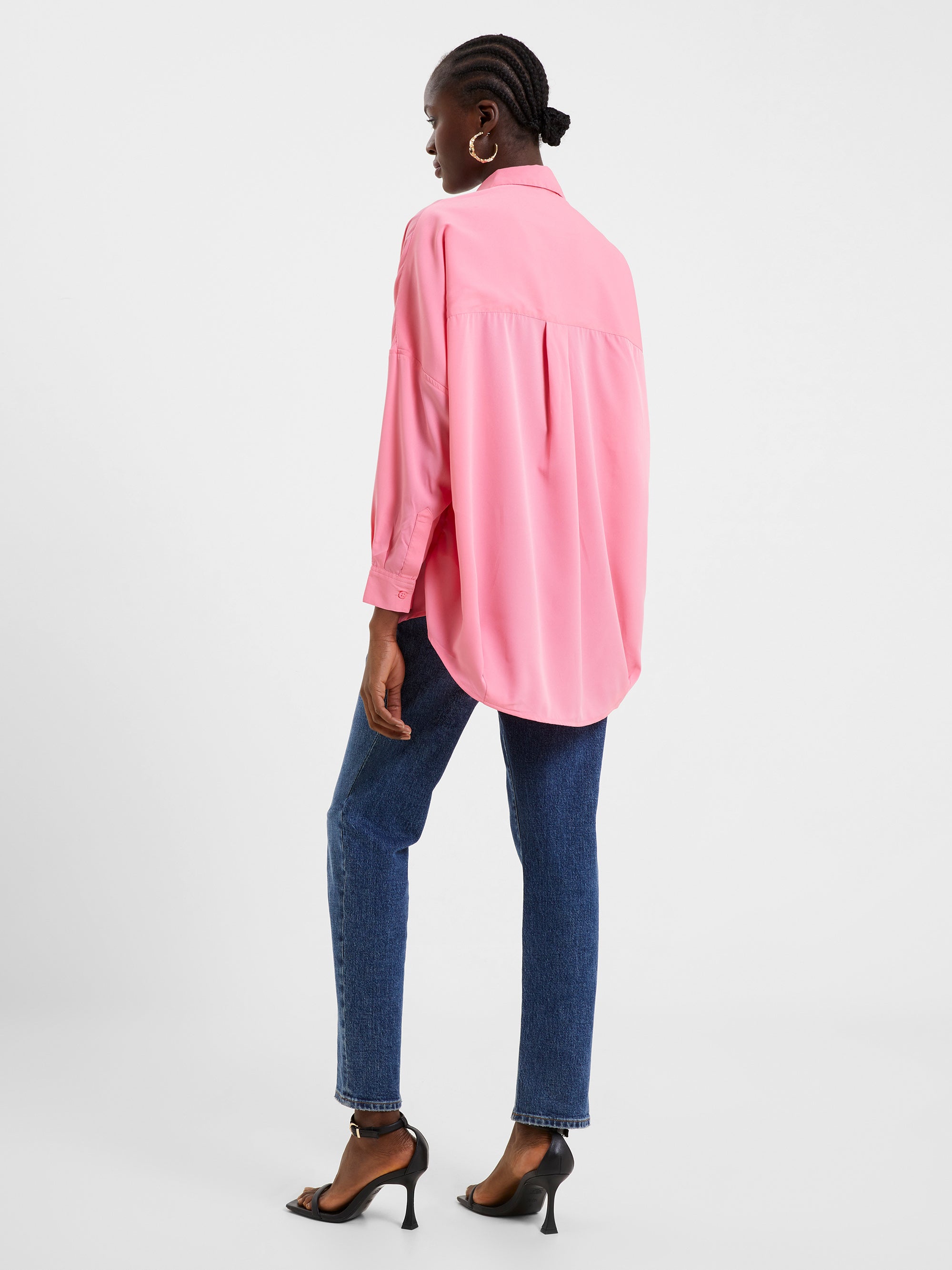 Rhodes Crepe Popover Shirt