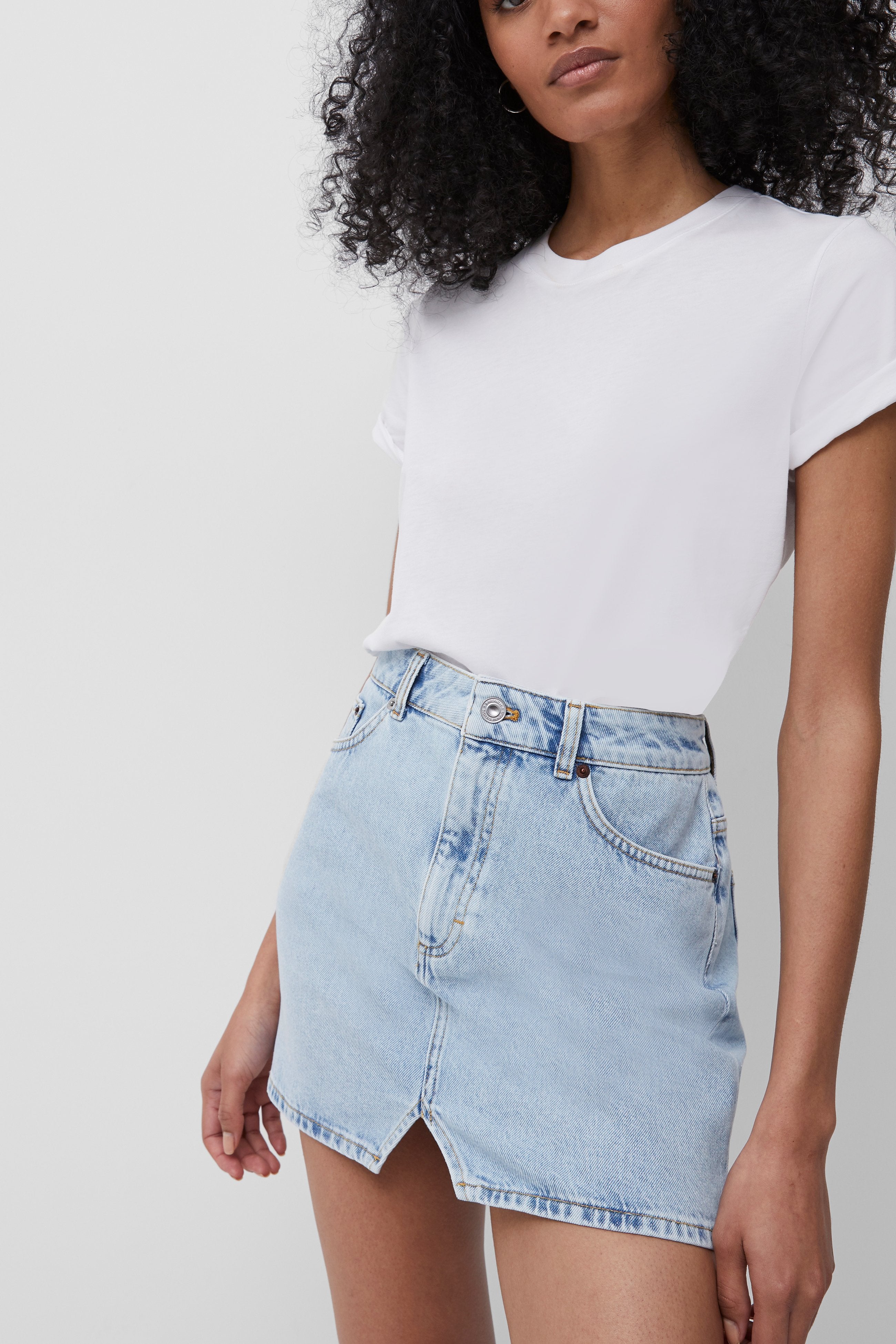 boyfit organic cotton t-shirt linen white