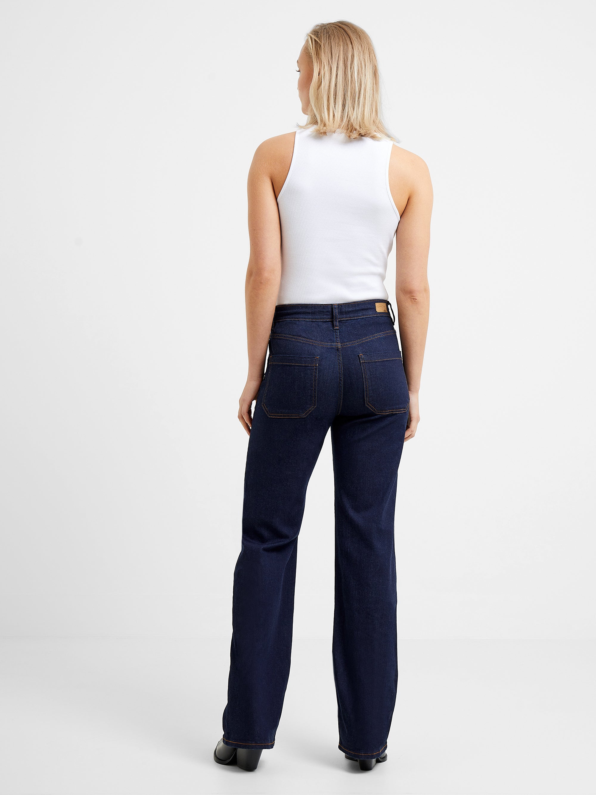 Rassia Cheryle Ribbed Racer Tank Top