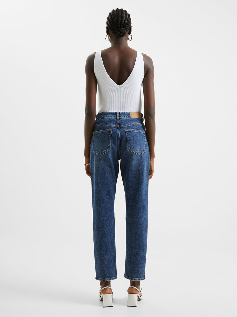 Ribbed Button Through Vest