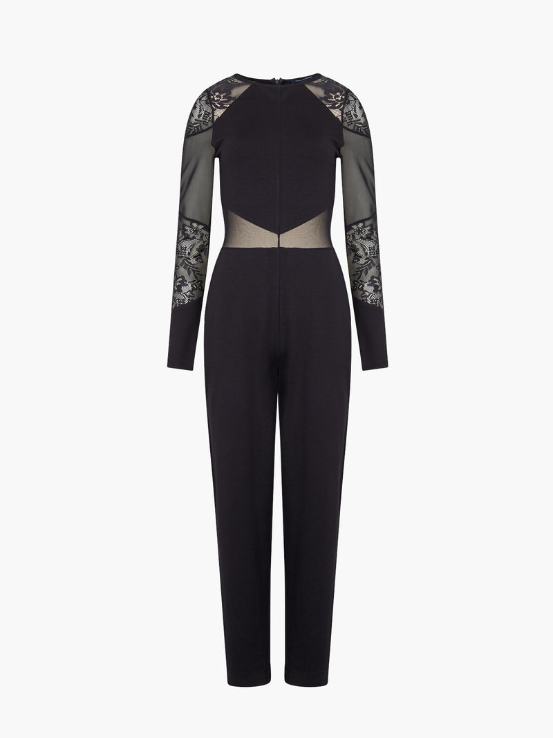 Vivien Panelled Long Sleeved Jumpsuit
