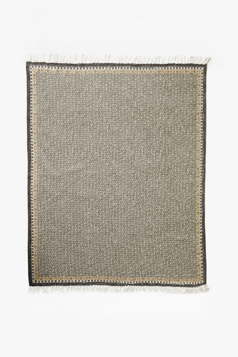 poppy field natural throw natural