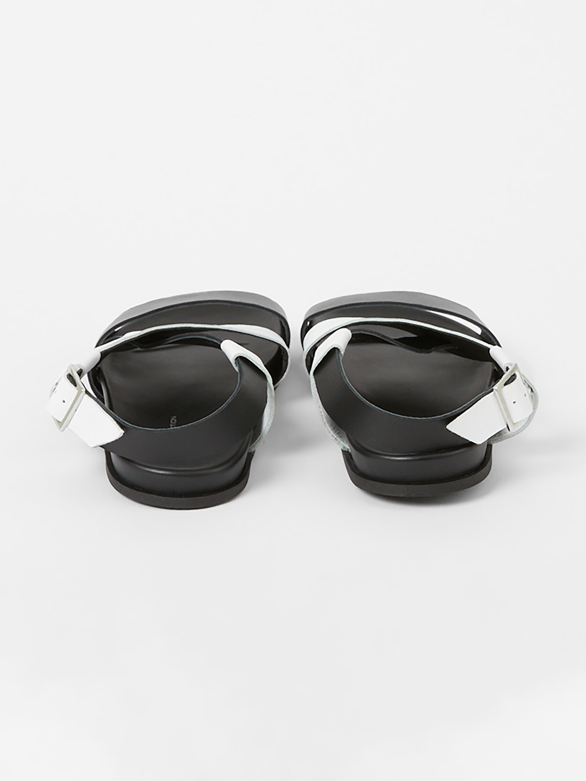 S+W x Branca Asymmetric Footbed Sandals