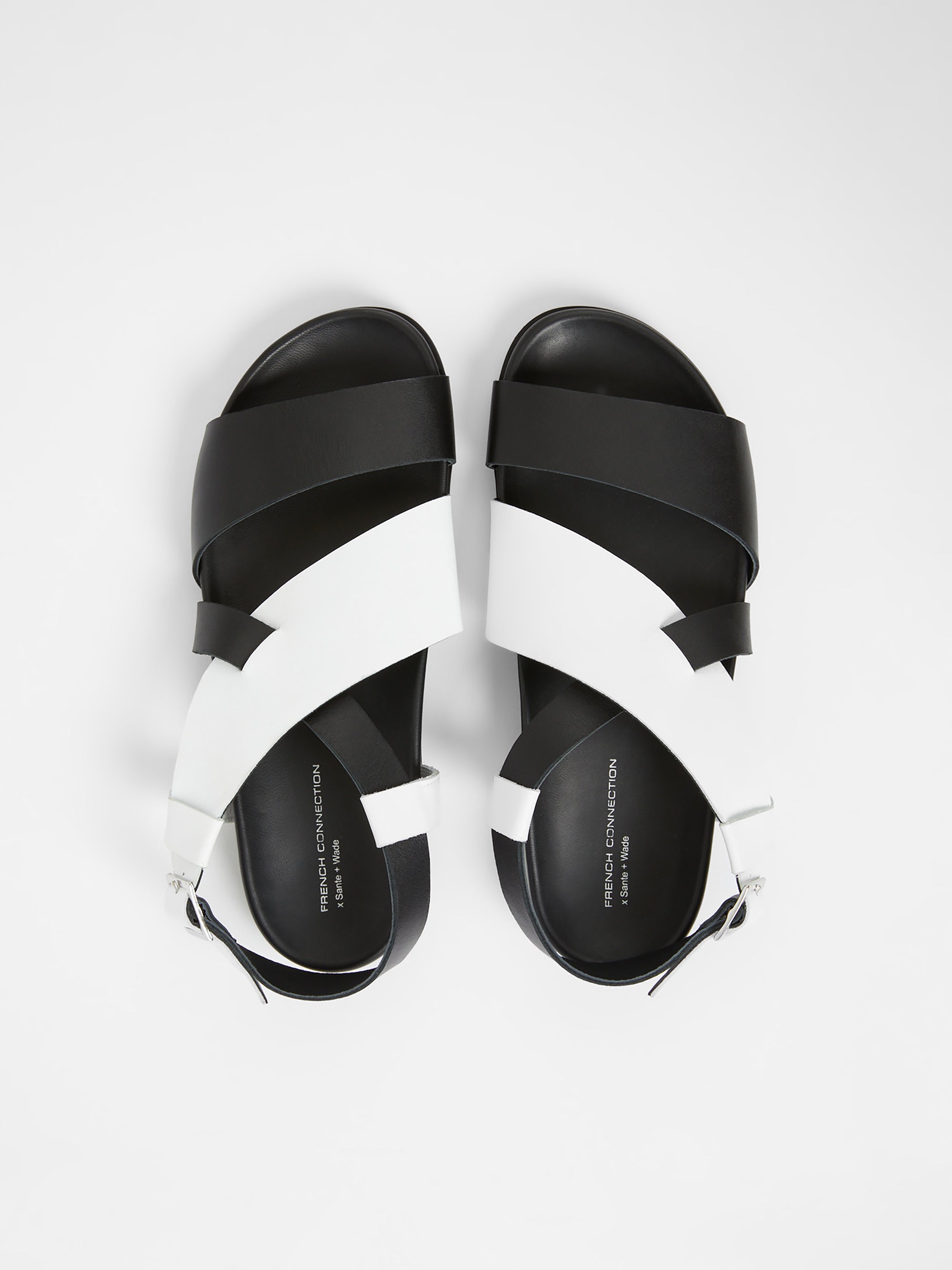S+W x Branca Asymmetric Footbed Sandals