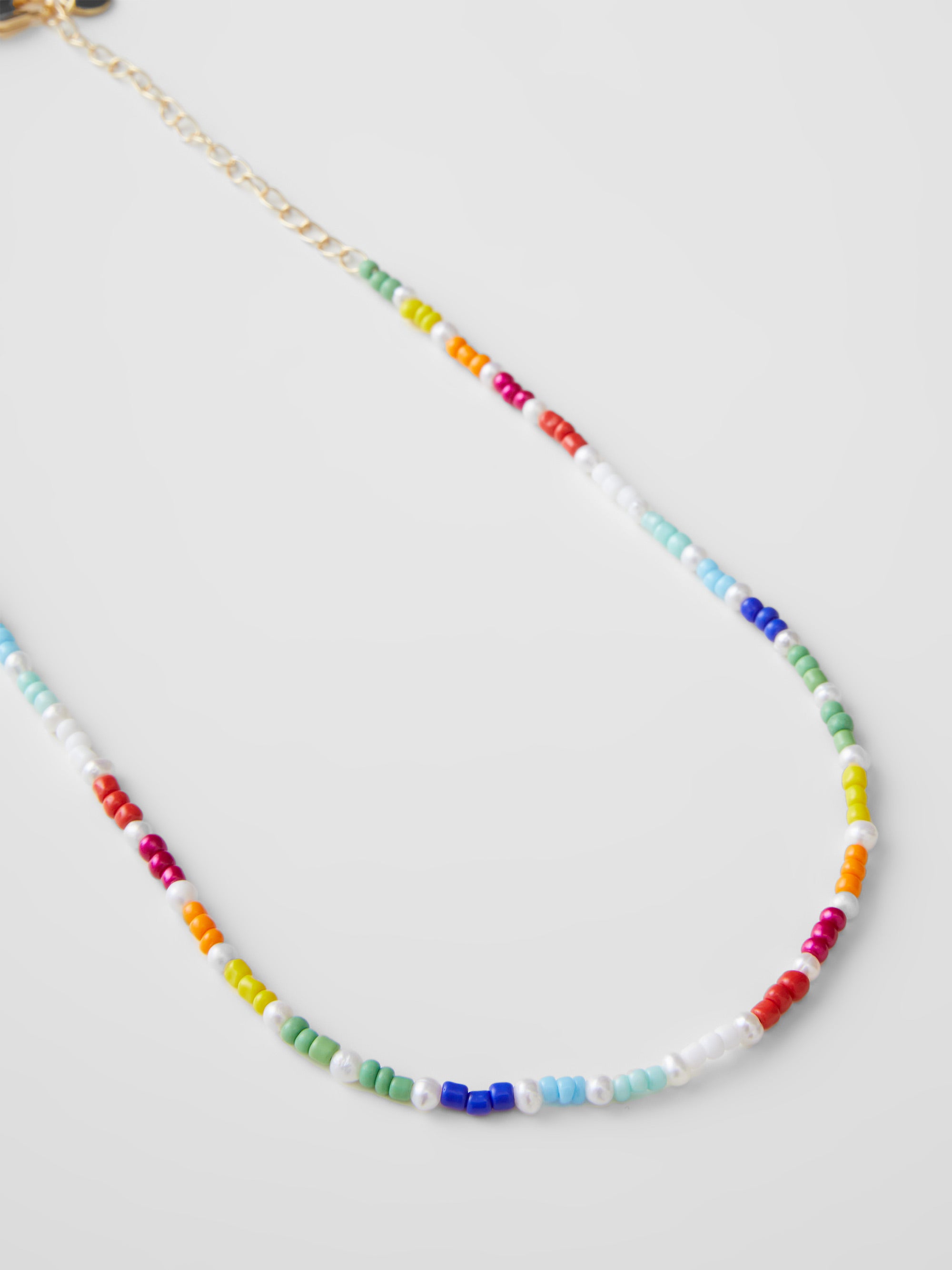 Fresh Water Pearl Rainbow Necklace