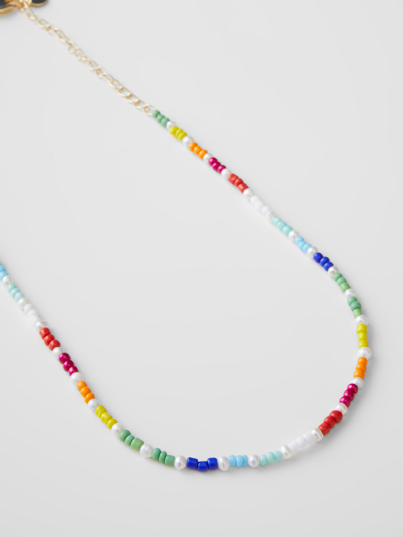 Fresh Water Pearl Rainbow Necklace