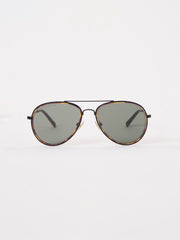 Metal D-Frame Rim Detailed Sunglasses