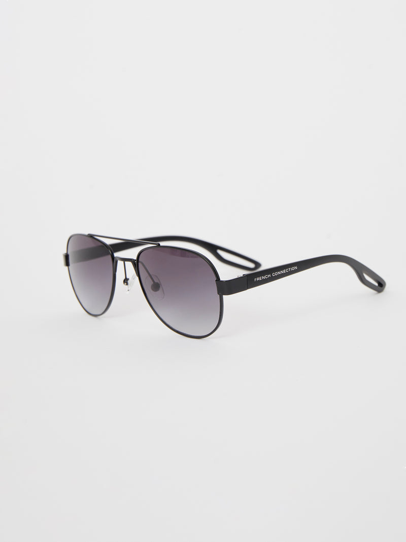 Metal D-Frame Sunglasses